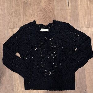 Ulla Johnson Black Knit Women's Sweater